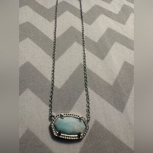 Kendra Scott Light Blue Elisa Necklace
